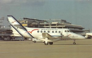 Paris, France  ORLY AIRPORT  Regional Airlines Jetstream Super 31   Postcard