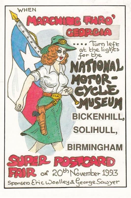 CSA Chief Scout Scouts Solihull Motorcycle Show Museum West Midlands Postcard