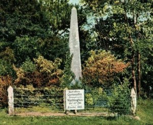 Circa 1900-10 Spot Where Cornwallis Surrendered Yorktown, VA  Postcard P23