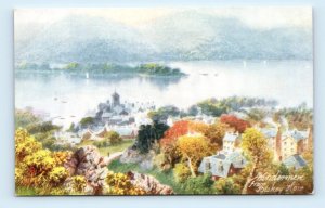 Tuck Oilette~ Windermere from Biskey How Lake District England UK  Postcard