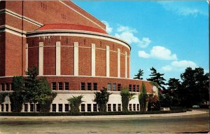 Purdue University Lafayette Indiana Band Hall Music Theater Cancel PM Postcard 