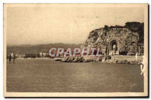 Postcard Old La Douce France French Riviera Nice Alpes Maritimes The Rocks Ph...