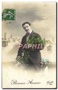 Postcard Fancy Old Man