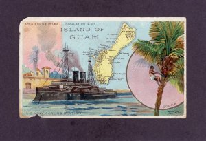 Navy Coaling Station, Island of Guam - 1915 Arbuckle card