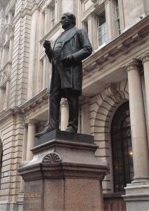 BR91964 sir rowland hill statue king edward street london    uk