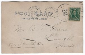 RPPC, Wells Beach, Maine, Early View of The Elmwood, 1906 