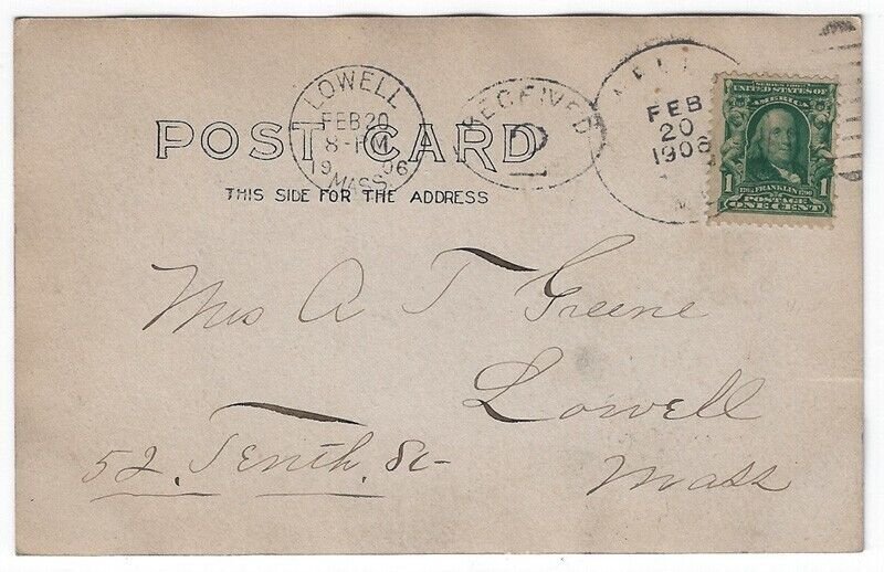 RPPC, Wells Beach, Maine, Early View of The Elmwood, 1906 