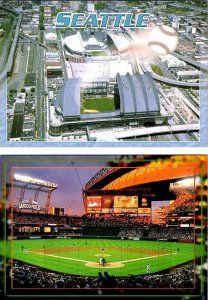 2~4X6 Postcards  Seattle, WA Washington  SAFECO FIELD & Mariners Baseball Game