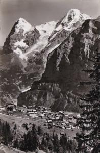 Switzerland Muerren Eiger und Moench Photo