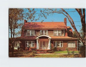 Postcard Boyhood home of movie star Jimmy Stewart, Indiana, Pennsylvania