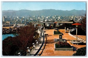 Hiroshima Japan Postcard Hiroshima City from Hijiyama Park View 1977 Posted