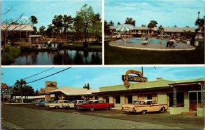 Postcard Bon-Air Motel U.S. 301 and 25 in Jesup, Georgia