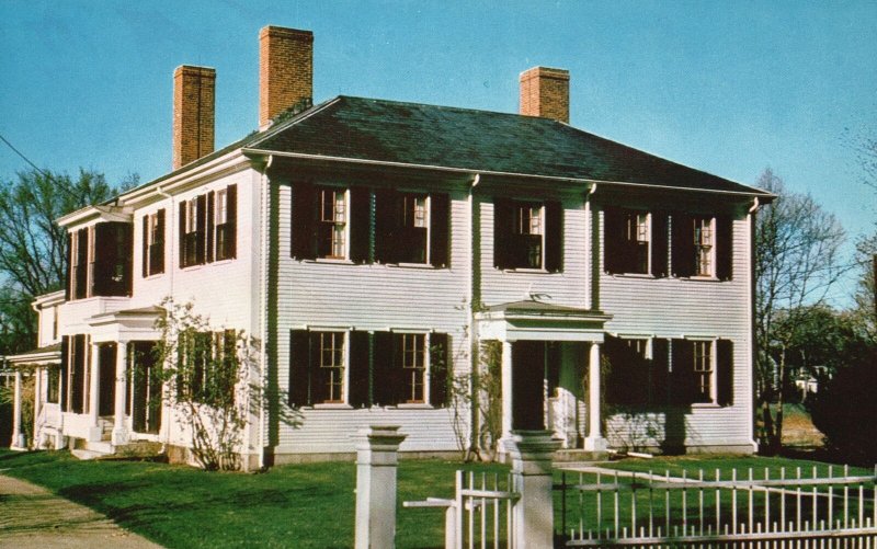 Vintage Postcard Ralph Waldo Emerson Home Concord Mass Massachusetts Pub Bromley