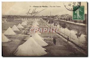 Old Postcard Camp De Mailly View Of Army Tents