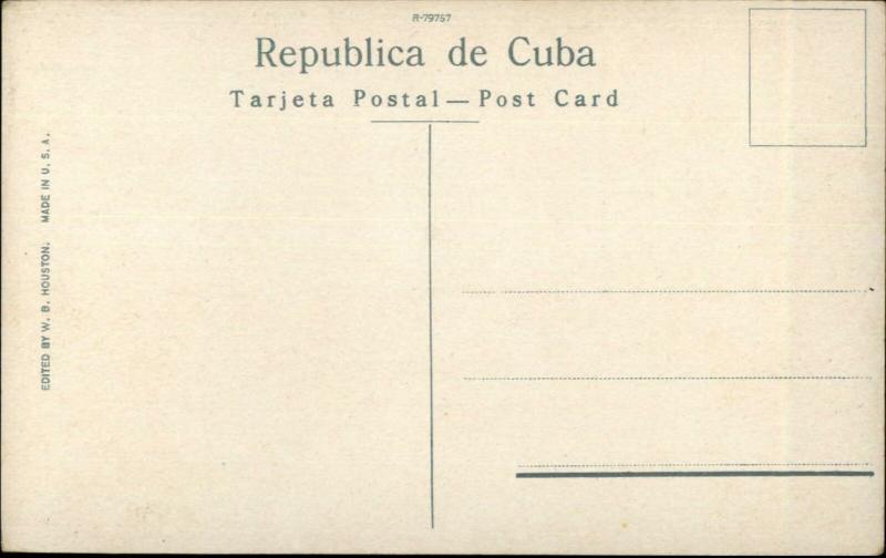 Caimanera Cuba Residential Section c1910 Postcard