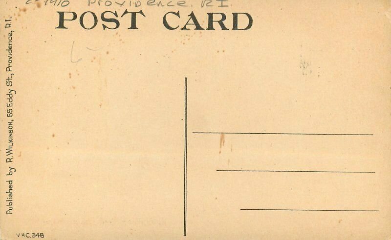 Rhode Island Providence C-1910 Postcard Wilkinson VHC348 Excursion Boat 22-2145