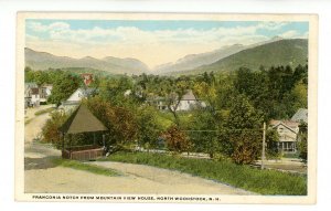NH - North Woodstock. Mountain View House, View of Franconia Notch