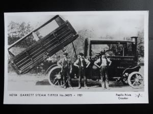 GARRETT STEAM TIPPER WAGON No.34073 of Chatham - Pamlin Print RP Postcard M2104