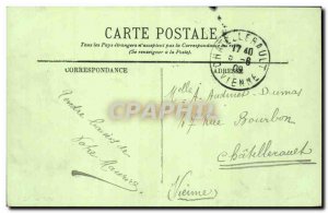 Paris Postcard Old Lycee St. Louis Boulevard St Michel (trams)