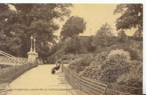 Herefordshire Postcard - Lower Walk - Castle Green - Ref ZZ6067