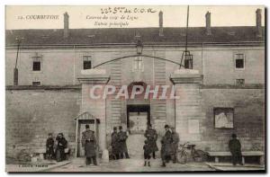Postcard Old Barracks Courbevoie the 119th line main entrance Militaria
