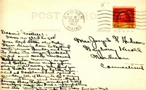 ME - Camden. View from the Cliff    *RPPC