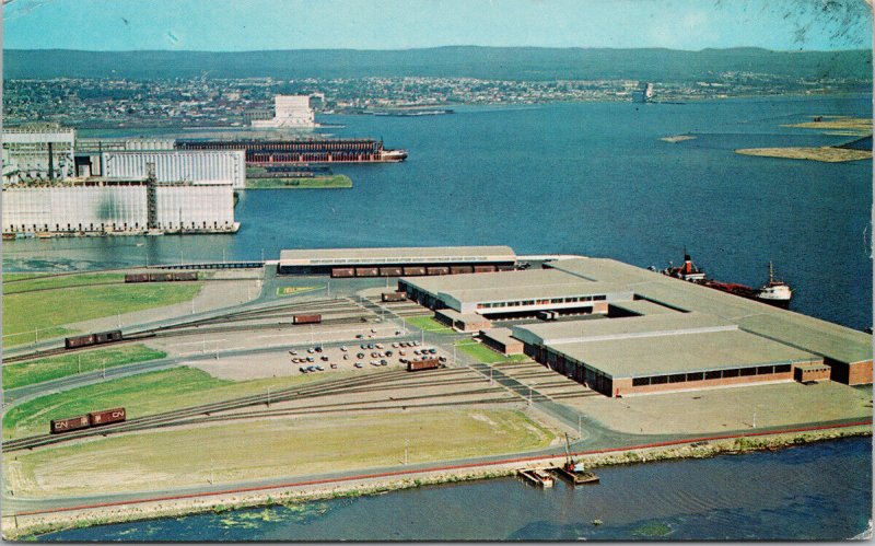 Seaway Terminal Port Arthur & Fort William Ontario ON c1970 Postcard F53