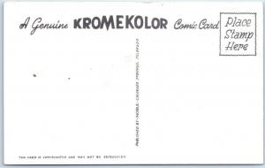 Comic Postcard FISHING --FISHERMAN with Risque MERMAID Throwing her Back