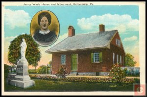 Jenny Wade House and Monument, Gettysburg, Pa