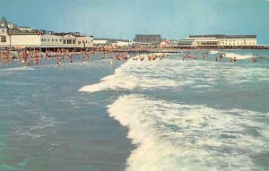 Cape May Beach Looking North Toward Convention Hall - Cape May, New Jersey NJ