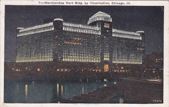 Merchandise Mart Building By Illumination Chicago Illinois 1981