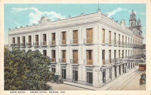 Merida Yucatan Mexico Grand Hotel Vintage Postcard AA31435