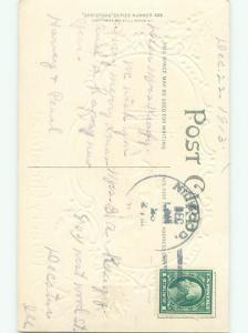 Divided-Back CHRISTMAS SCENE Great Postcard W9068