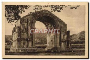 Postcard Ancient Roman monument in Saint Remy de Provence Plateau of Antiquities