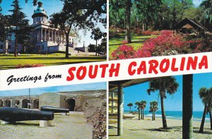 Greetings From South Carolina Multi View