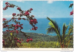 Hilltop scene , ST THOMAS , Virgin Islands , 60s