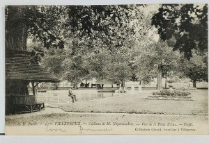 France VILLEPREUX Chateau de M Nagelmackers 1904 to South Hampstead Postcard L1