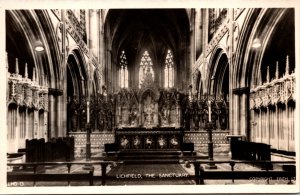 Lichfield England The Sanctuary RPPC Postcard unused 1910s/20s