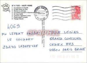 Postcard Modern Haute Vienne maissons has foucille