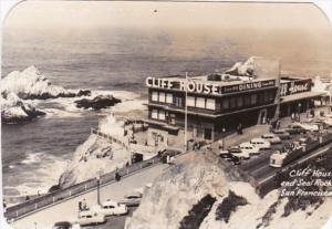 California San Francisco Cliff House and Seal Rocks Real Photo