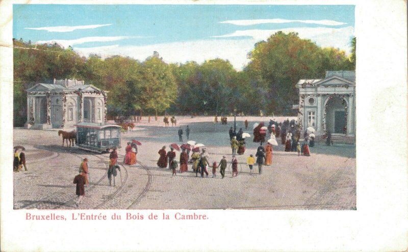 Belgium - Brussels Bruxelles L'Entrée du Bois de la Cambre 04.46