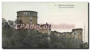 Postcard Old Chateau of Coucy shooting the Hospital