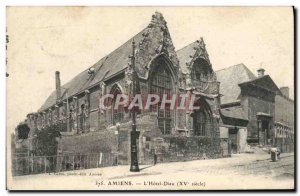 Old Postcard Amiens L & # 39Hotel God