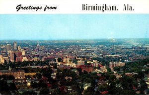 Alabama Birmingham Greetings Showing Skyline