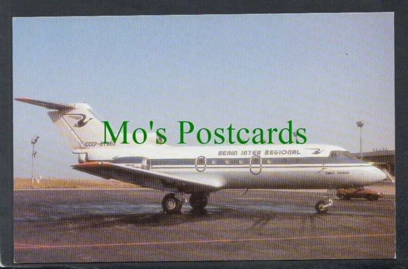 Aviation Postcard - Benin Inter Regional JAK-40 Aeroplane  SW4171 