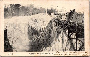 Passaic Falls Paterson NJ Postcard PC7