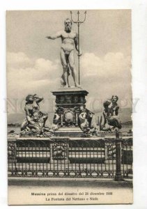 401326 ITALY MESSINA before earthquake Neptune Fountain OLD PC