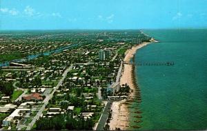 Florida Deerfield Beach Aerial View Looking North