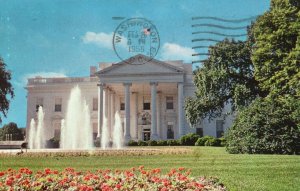 Vintage Postcard 1959 White House Residence Home Of Presidents Washington D.C.