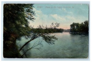 c1910's Scene On The Cedar River Waterloo Iowa IA Unposted Antique Postcard